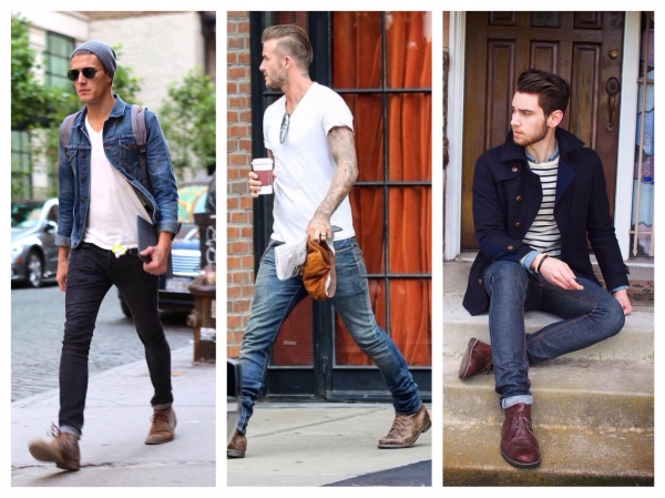 Обувь под джинсы для мужчин