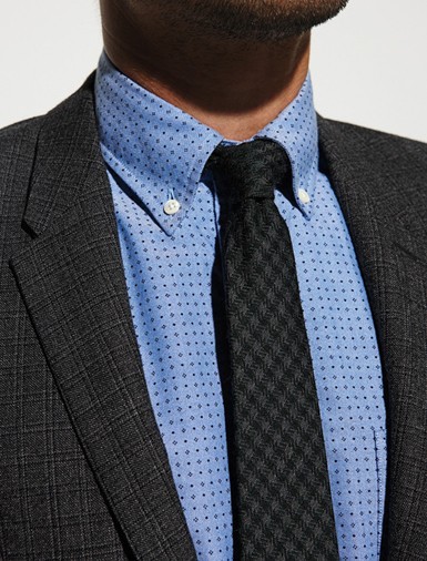 Сочетание галстука и рубашки: клетка, полоска — как комбинировать?