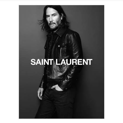 Киану Ривз стал лицом бренда Saint Laurent