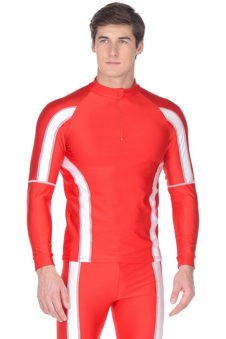 Красный мужской спортивный костюм: для ярких и стильных