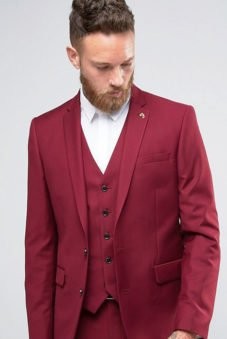 Мужской бордовый костюм: как выбрать, советы стилистов