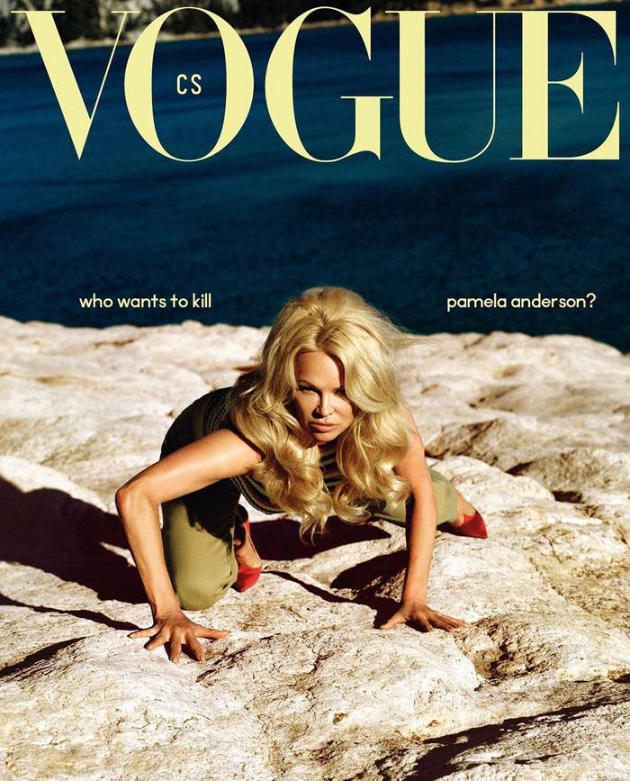Возвращение на обложку: Памела Андерсон в фотосессии для Vogue