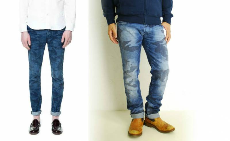 Мужские камуфляжные джинсы: "униформа" на каждый день