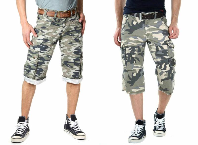 Мужские камуфляжные шорты: стиль милитари для жаркого лета