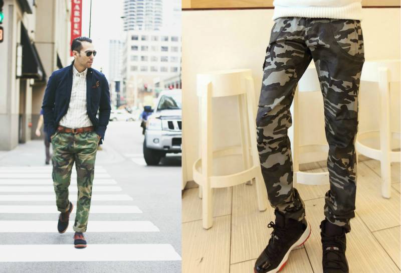 Мужские камуфляжные джинсы: "униформа" на каждый день