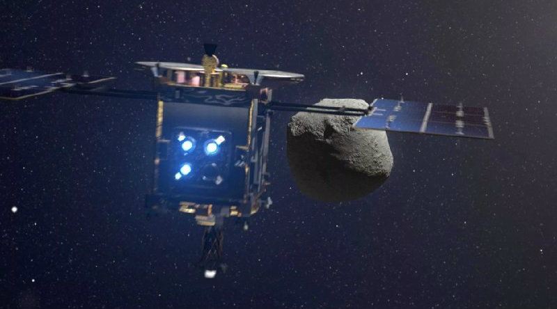
   			«Хаябуса-2» доставит образцы астероида на Землю   		