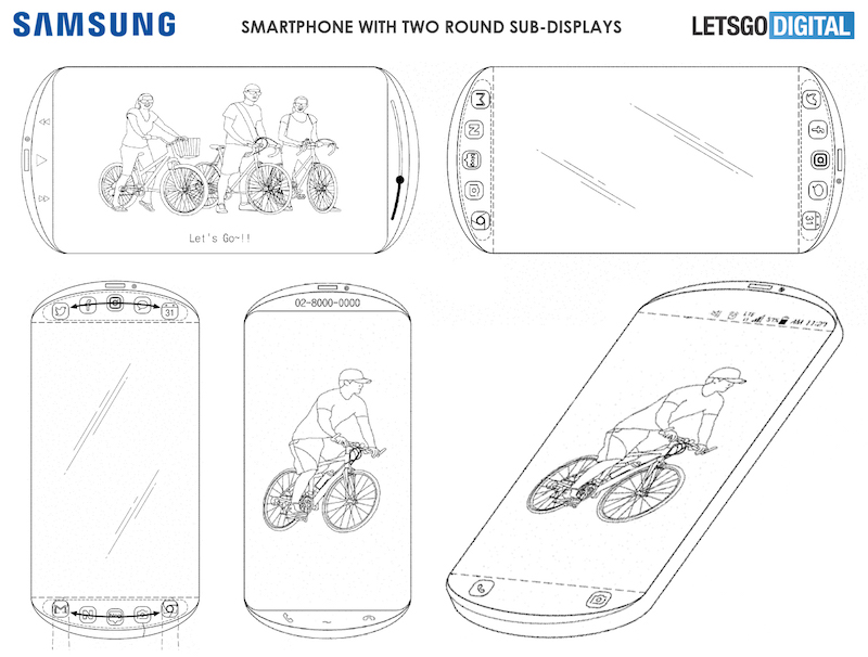 
   			Samsung запатентовала овальный дисплей   		