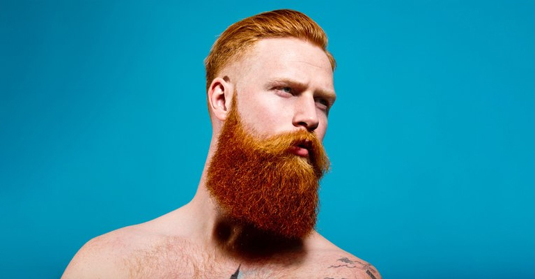 О чем говорит красная борода у человека?
